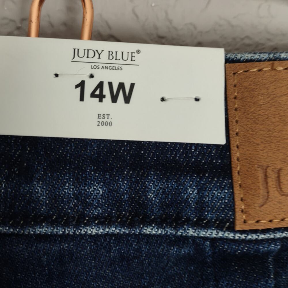 Judy Blue Dark Wash High Rise Jogger Jeans Size 14W - Picture 5 of 16